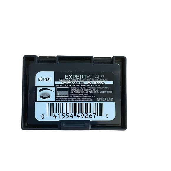 MAYBELLINE NEW YORK EYESHADOW TEAL BLUE 130S EXPERT WEAR MAKEUP SEALED NEW - Picture 2 of 2